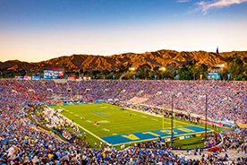 UCLA Football game at the Rose Bowl