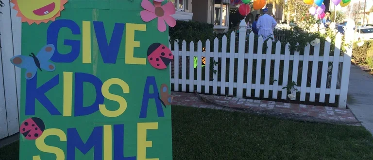 Give Kids A Smile Outdoor Sign 