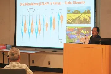 Dr. Yan Wang speaking