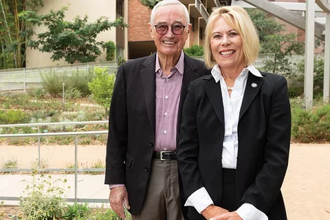 Jim Ellison and Dr. Dr. Naomi Ellison, UCLA DDS Class of 1981