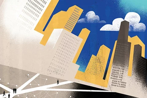 Illustration of UCLA School of Dentistry Bringing the Dental School to the Community