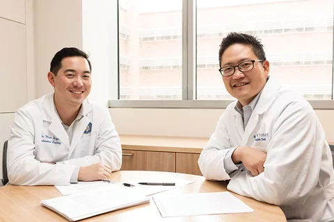 Dr. Reuben Kim and Dr. Marc Hayashi