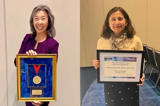 Joan Otomo-Corgel and Yvonne Hernandez-Kapila