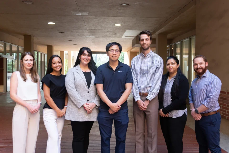 Incoming residents with the program director.