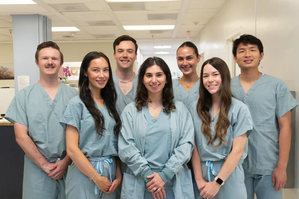 Group pictures of the incoming General Practice residents and program director.