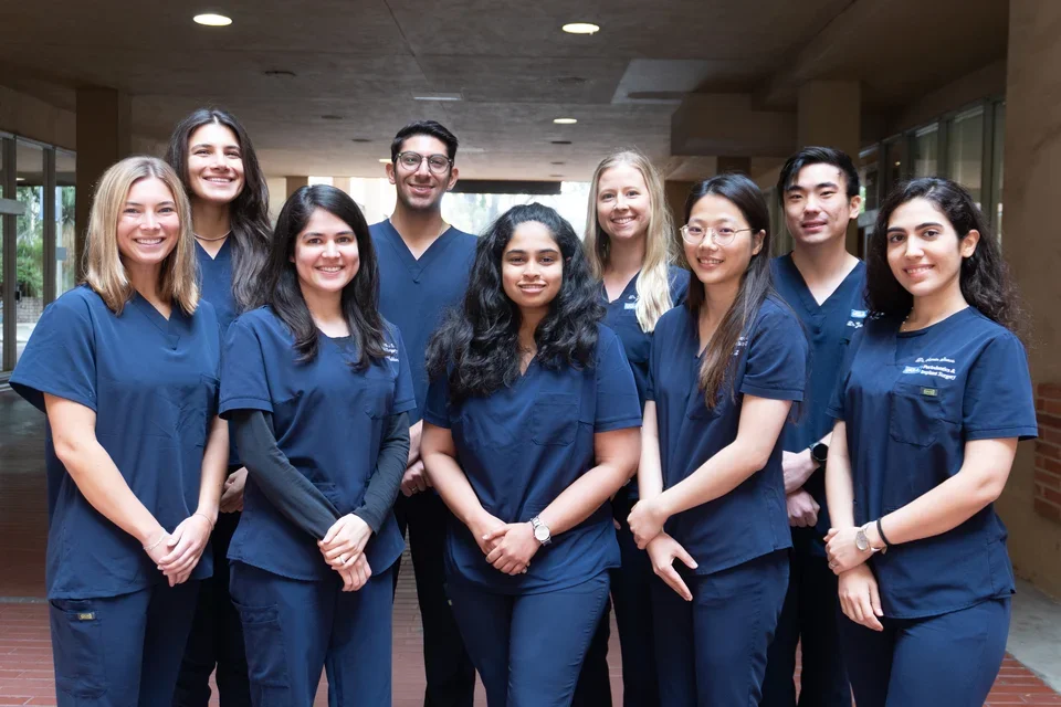 A group picture of the current Periodontics residents.