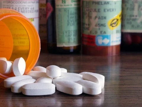 Bottles of medications