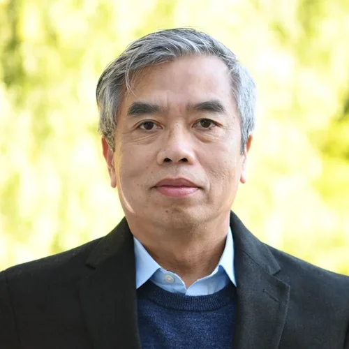 Dr. Ton-That wearing a sweater