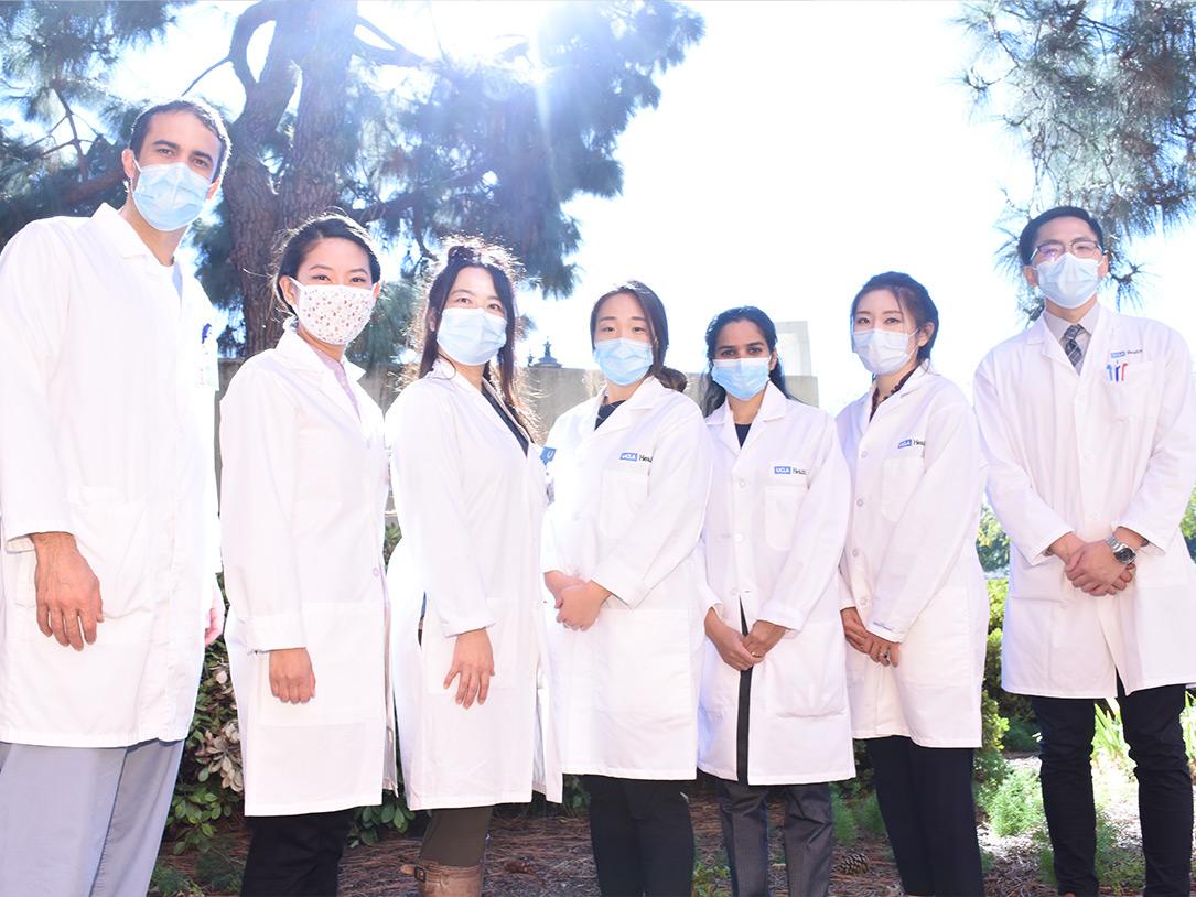 Group picture of Maxillofacial Prosthetics faculty, residents, and staff