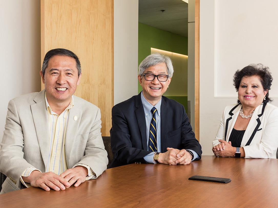 Drs. Wang, Wong, and Jewett