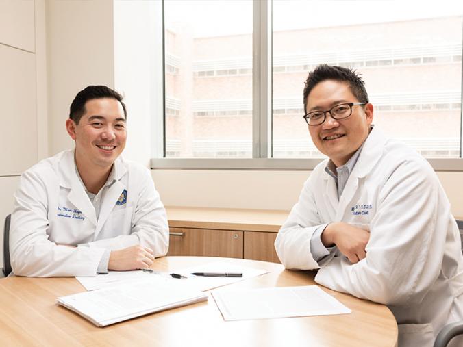 Dr. Reuben Kim and Dr. Marc Hayashi