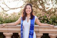 Livier Mora at her UCLA undergraduate commencement