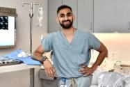 Jay Patel in the operating room