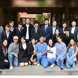 Group of students and faculty members