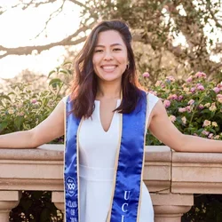 Livier Mora at her UCLA undergraduate commencement