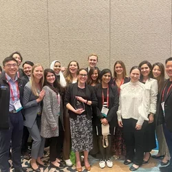 group of people at a conferece