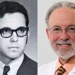 Dr. Alan Lurie in 1970 and 2020