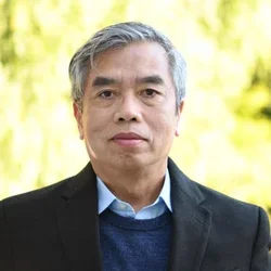 Dr. Hung Ton-That in a garden