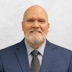 Jason Struwe in blue blazer