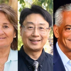 Left to right, Diana Messadi, Sean Mong, and Vivek Shetty