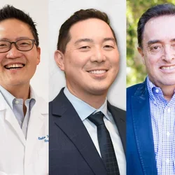 Dr. Reuben Kim, Marc Hayashi and Francisco Ramos-Gomez, left to right