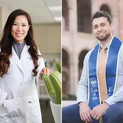 Drs. Audrey Yoon and Ausama Gargoum  reflect on their experiences in the Professional Program for International  Dentists.