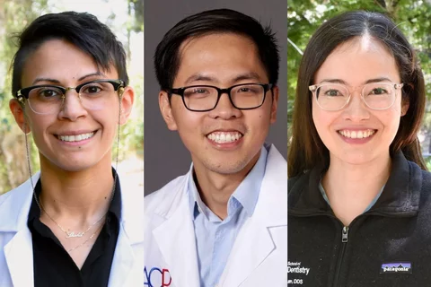 Collage of Drs. Shahed Al Khalifah, Denny Chao and Kelly Vitzthum