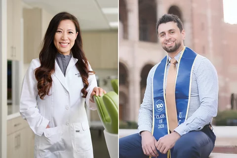 Drs. Audrey Yoon and Ausama Gargoum reflect on their experiences in the Professional Program for International Dentists.
